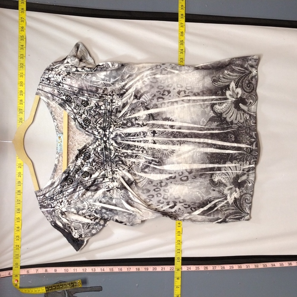 Black and white shirt